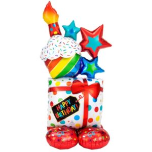 Balon Airloonz Consumer Stacked Birthday