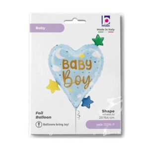 Baby Boy Heart Stars, 64cm